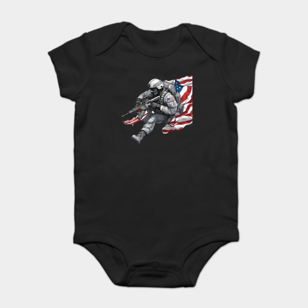 Commando Baby Bodysuit by animegirlnft